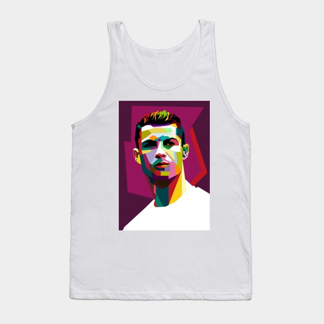 WPAP cristiano ronaldo Tank Top by pucil03